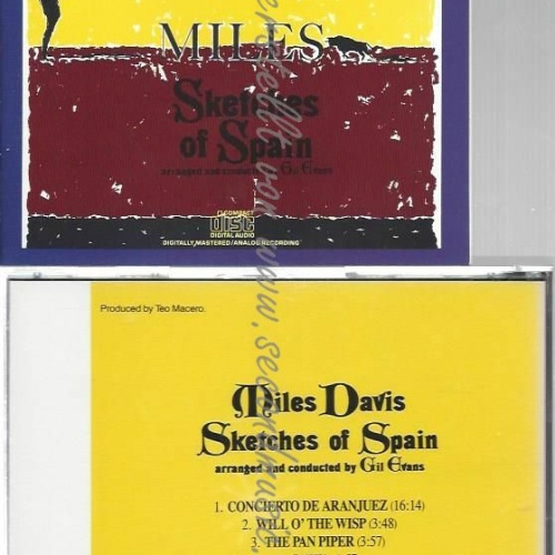CD--MILES DAVIS , GIL EVANS , ET AL. | --SKETCHES OF SPAIN