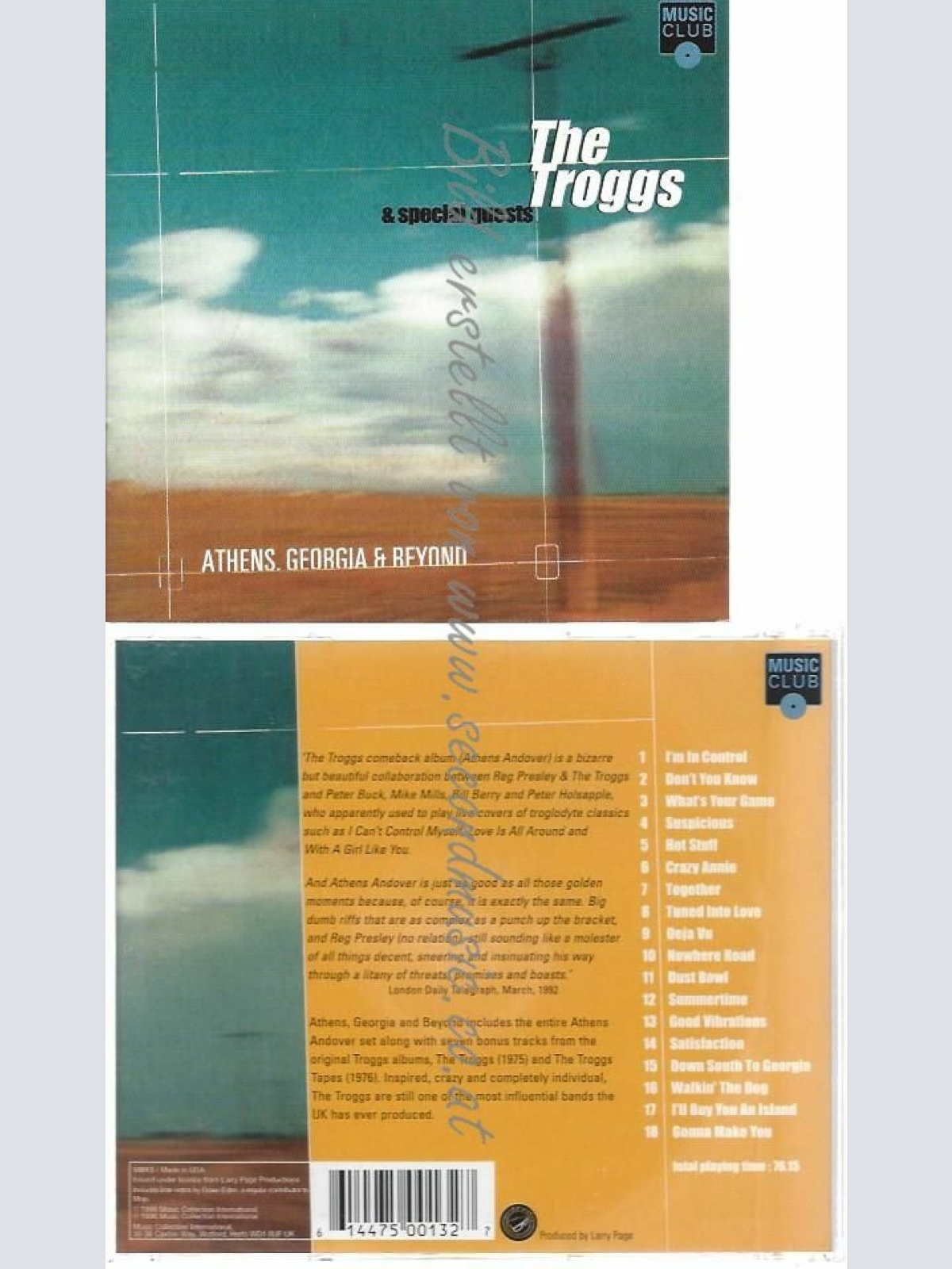 CD--TROGGS | --ATHENS GEORGIA & BEYOND