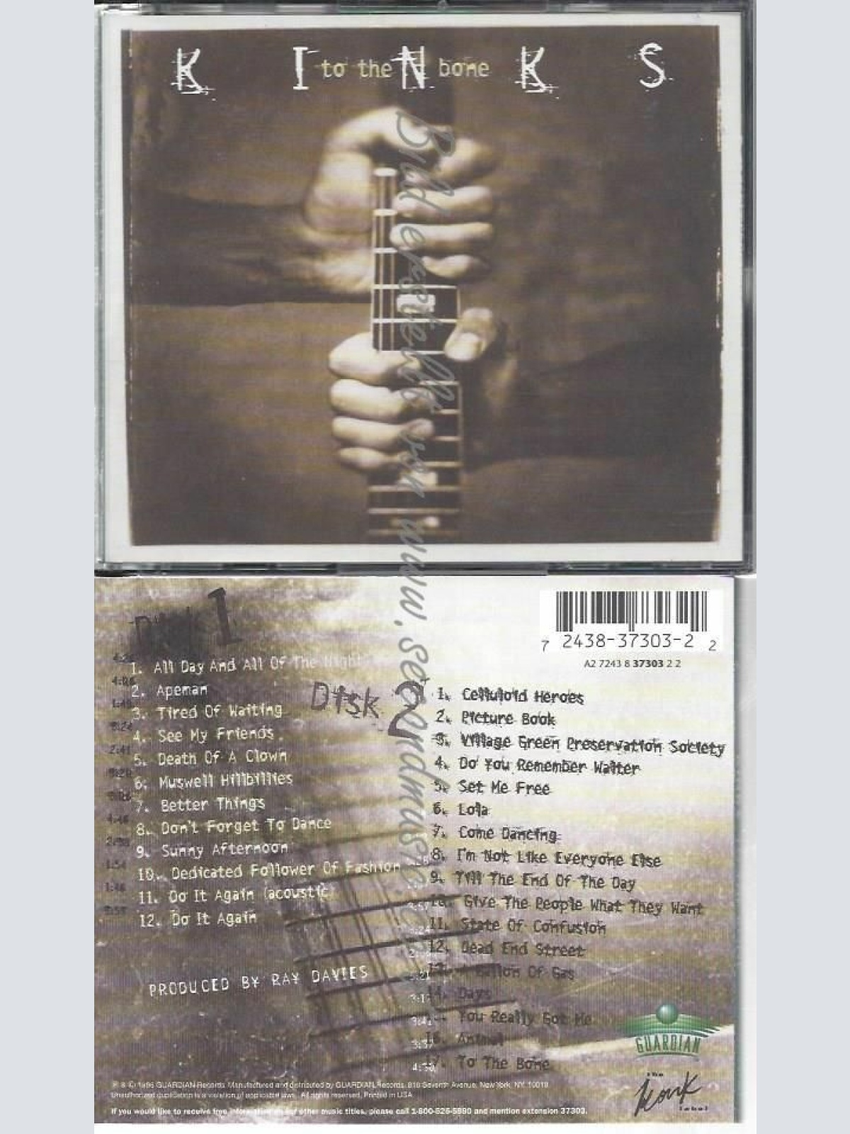 CD--THE KINKS | --TO THE BONE