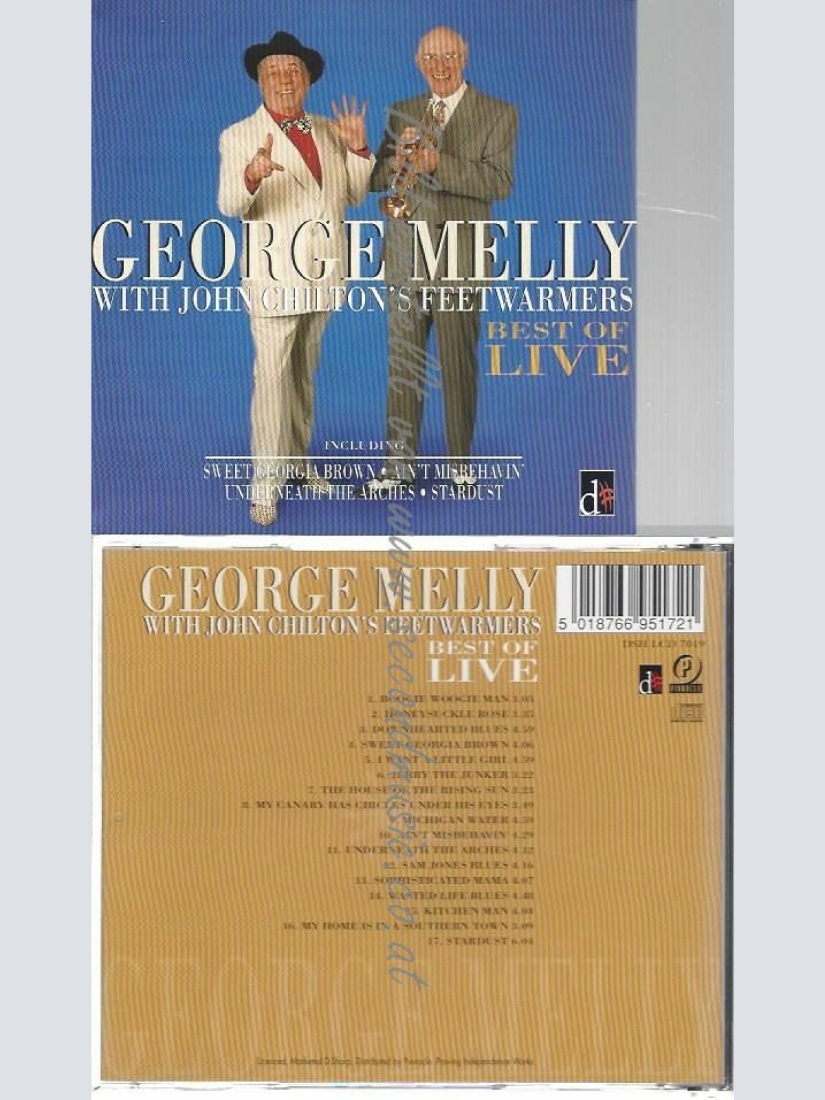 CD--GEORGE MELLY | --BEST OF LIVE