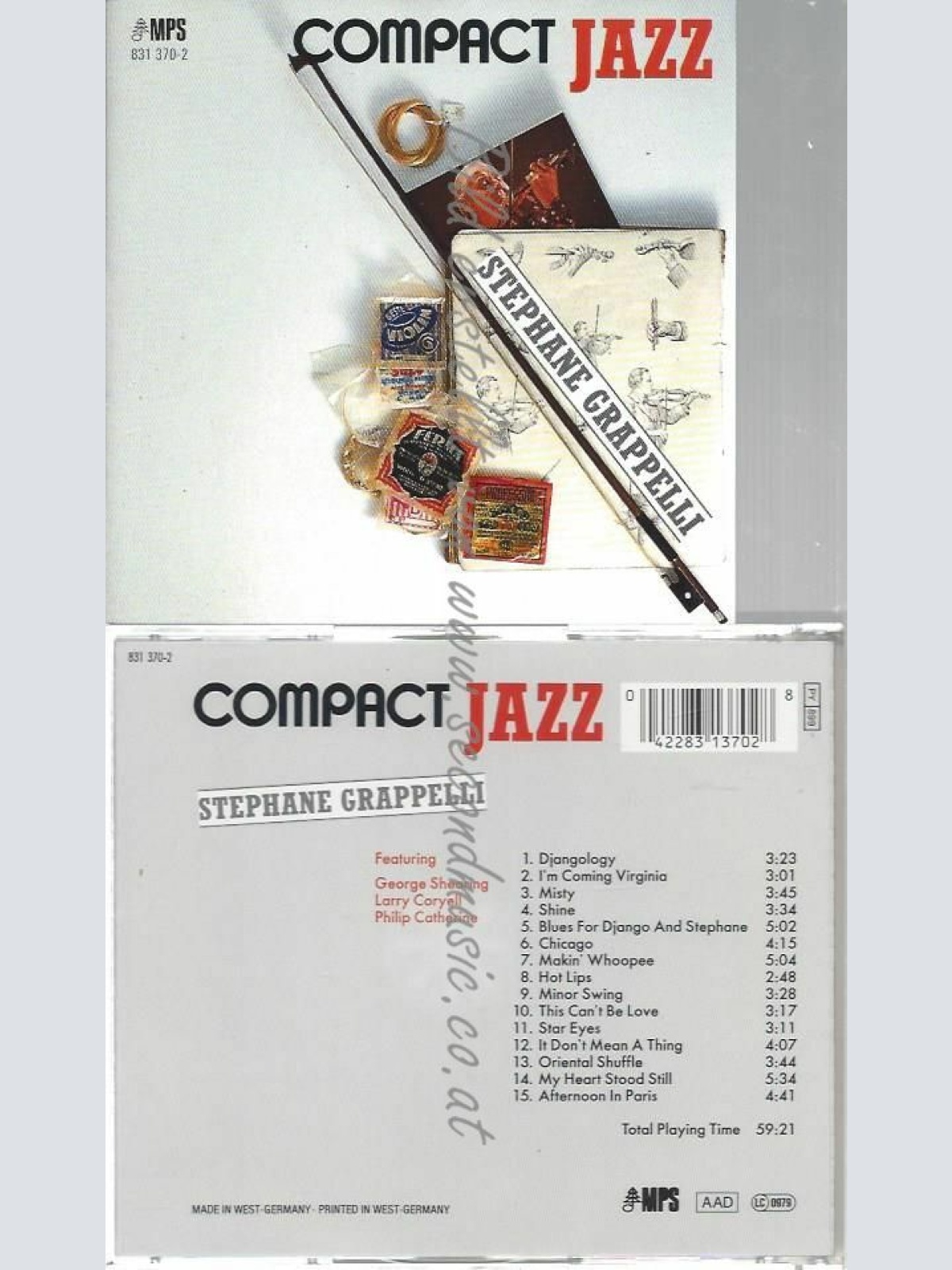CD--STEPHANE GRAPPELLI | --COMPACT JAZZ