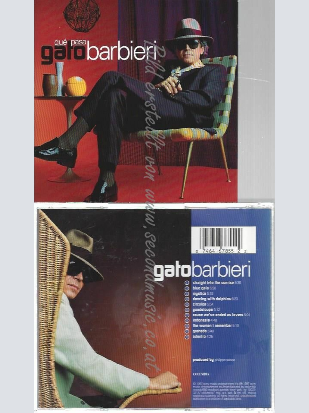 CD--GATO BARBIERI | --QUE PASA