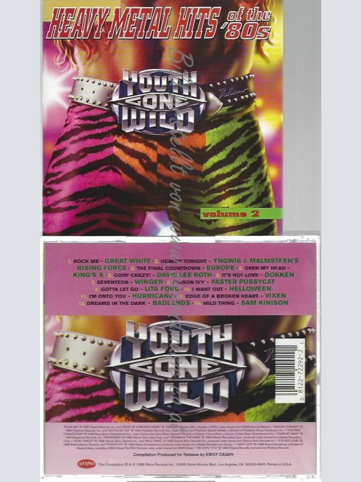 CD--HEAVY METAL HITS OF THE 'S: YOUTH GONE WILD - V2