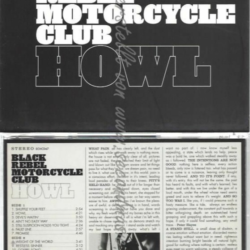CD--BLACK REBEL MOTORCYCLE CLUB | --HOWL
