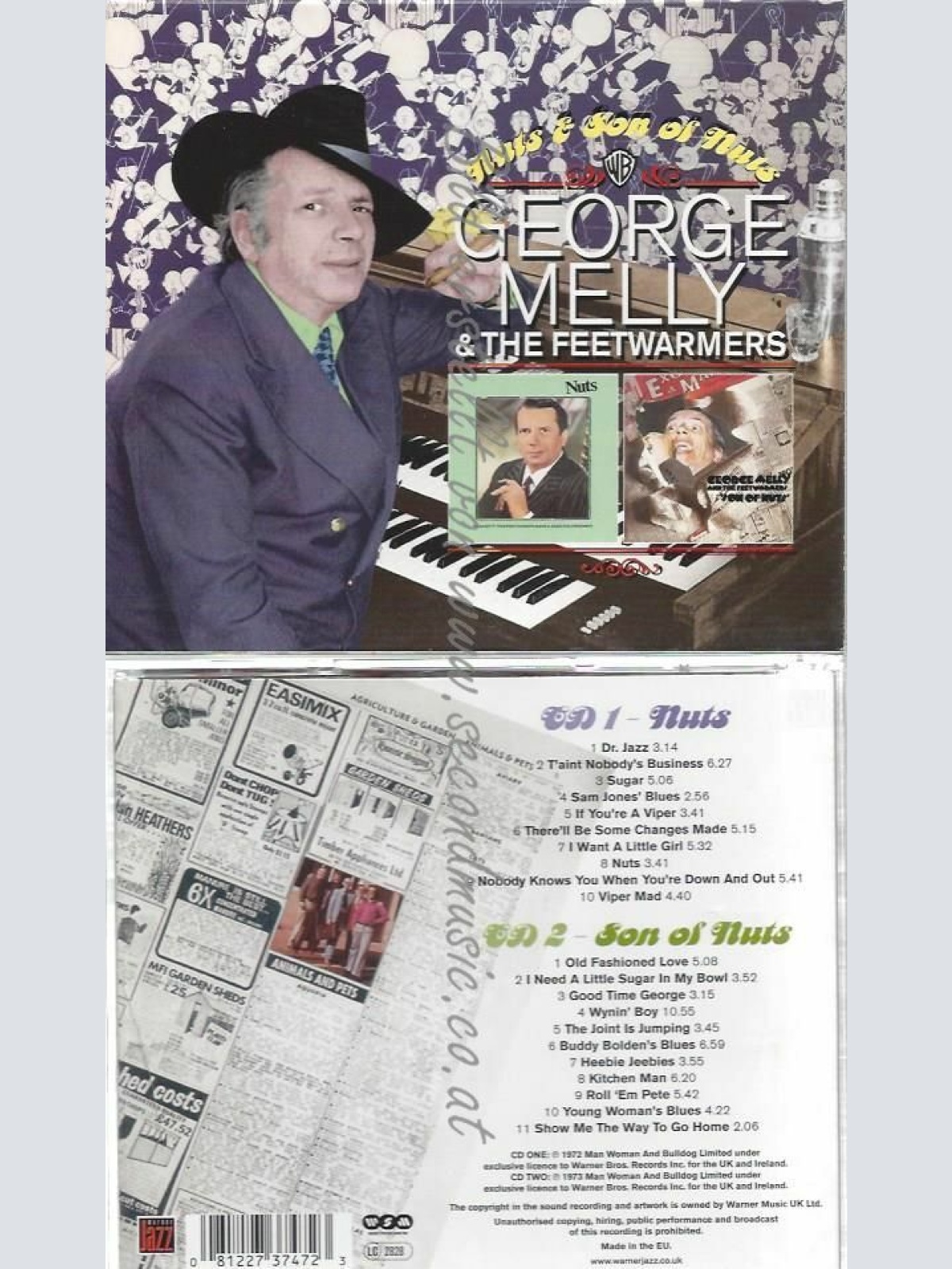 CD--ON OF NUTS/ GEORGE MELLY | --NUTS