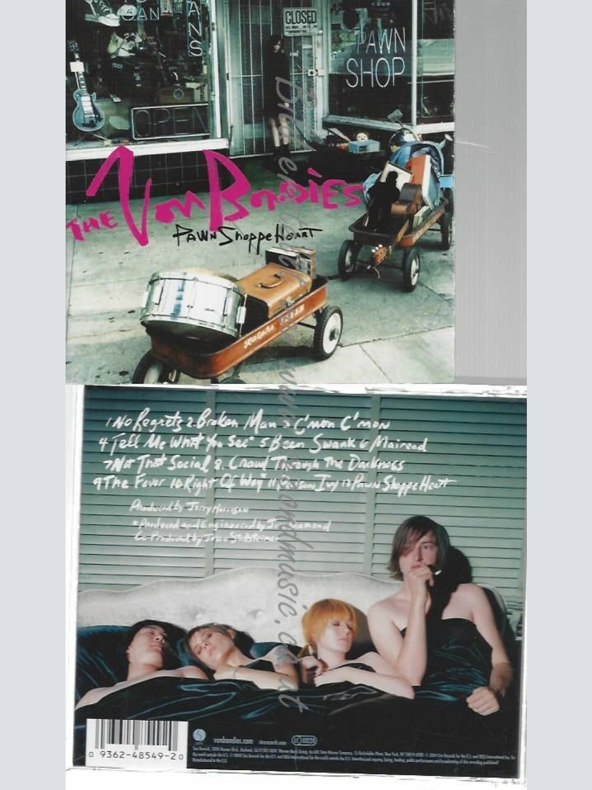 CD--THE VON BONDIES | --PAWN SHOPPE HEART