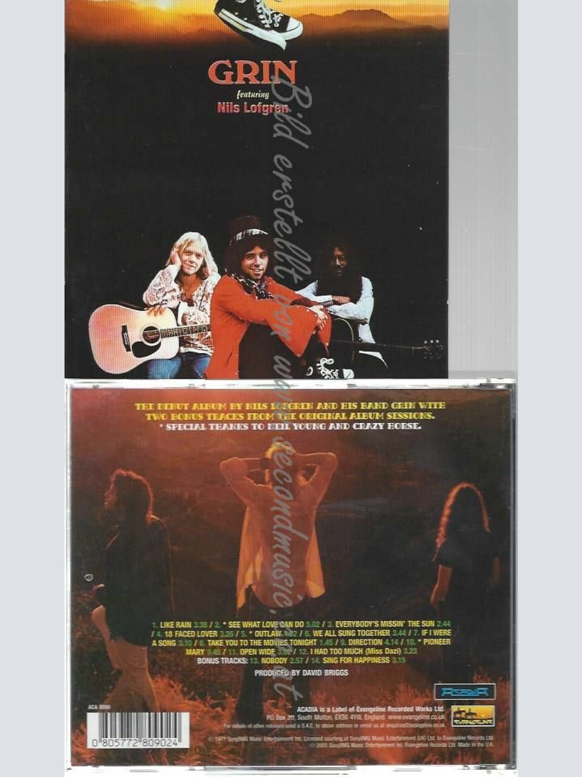 CD--GRIN | --GRIN (INCL.BONUSTRACKS)