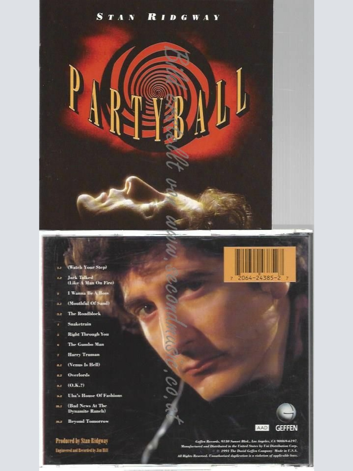 CD--STAN RIDGWAY | --PARTYBALL