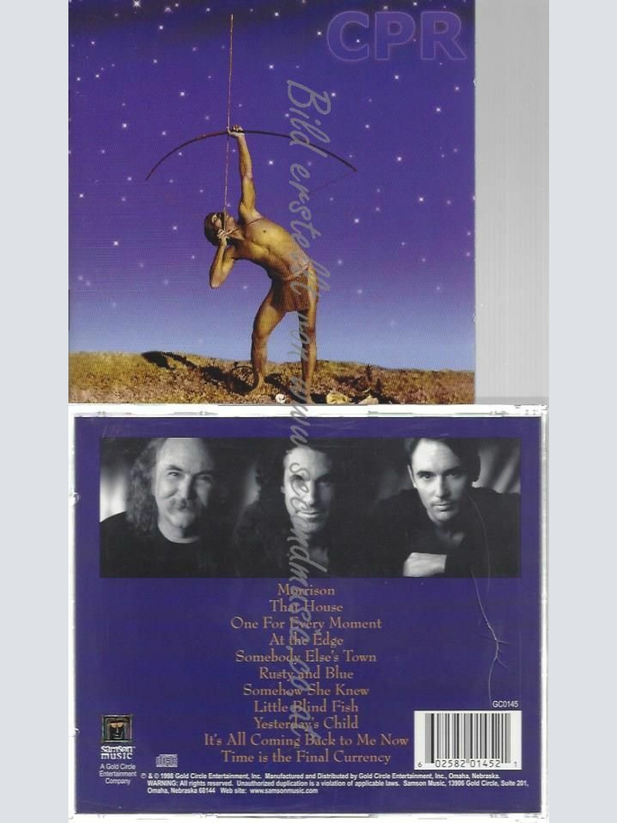 CD--C. P. R. | --ORIGINAL SIN (FT. DAVID CROSBY