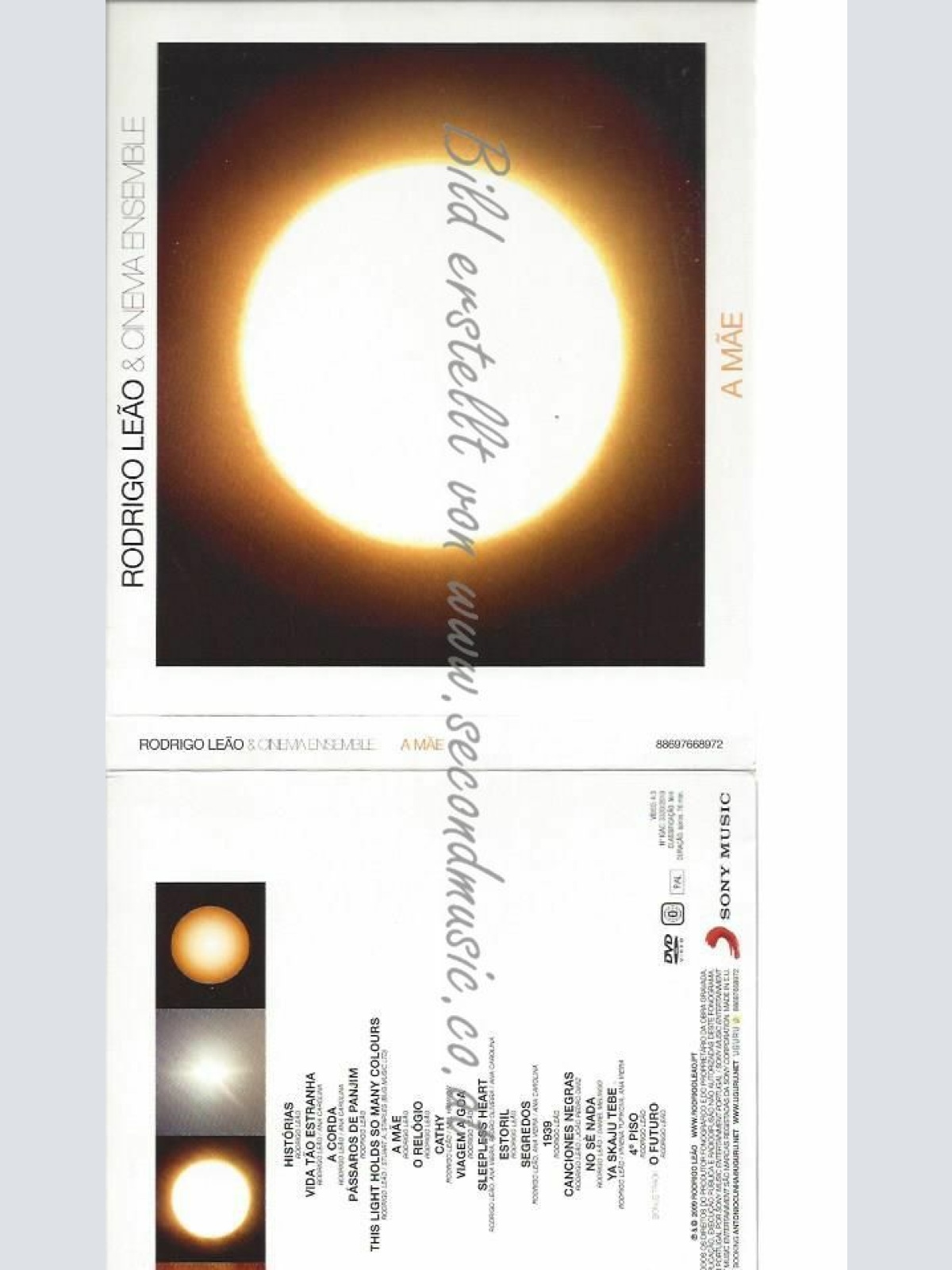 CD--RODRIGO LEAO--RODRIGO LEAO-A MAE (CD+DVD)