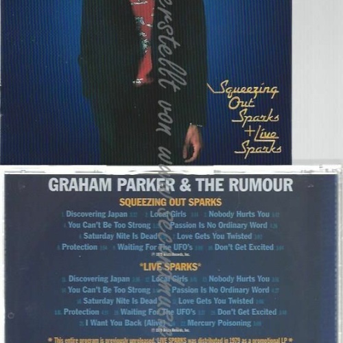 CD--GRAHAM PARKER | --SQEEZING OUT SPARKS & LIVE SPARKS