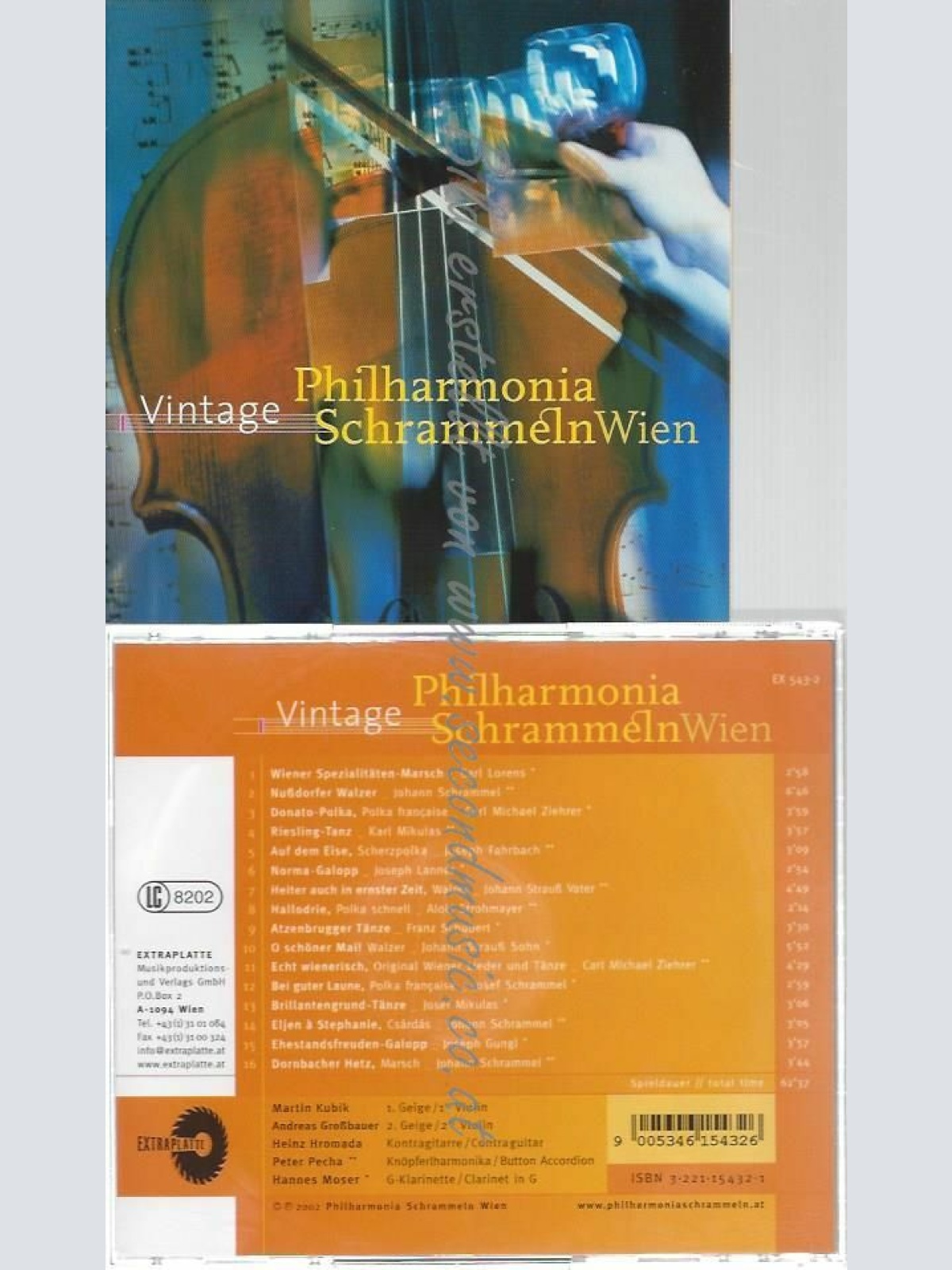 CD--PHILHARMONIA SCHRAMMELN WIEN | --VINTAGE