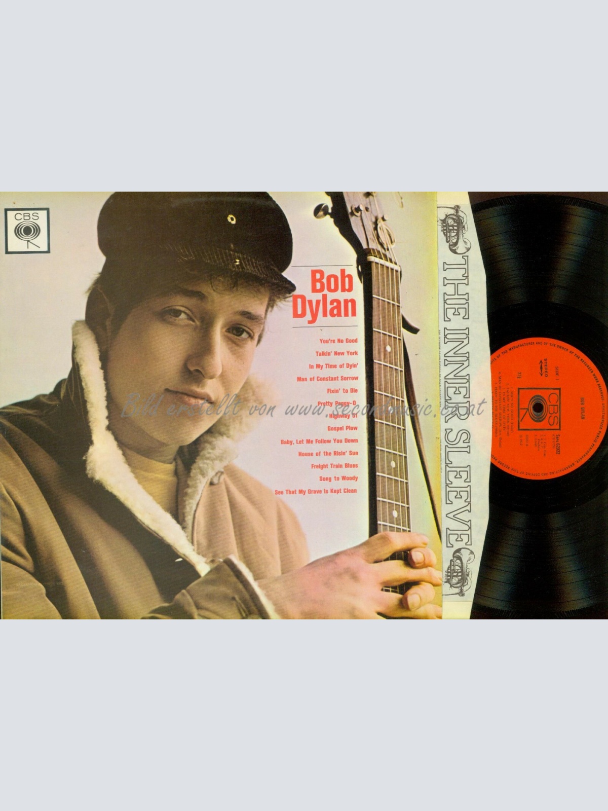 LP -  Bob Dylan – Bob Dylan  // 62022 SBPG // UK 1962 // STEREO  // OIS
