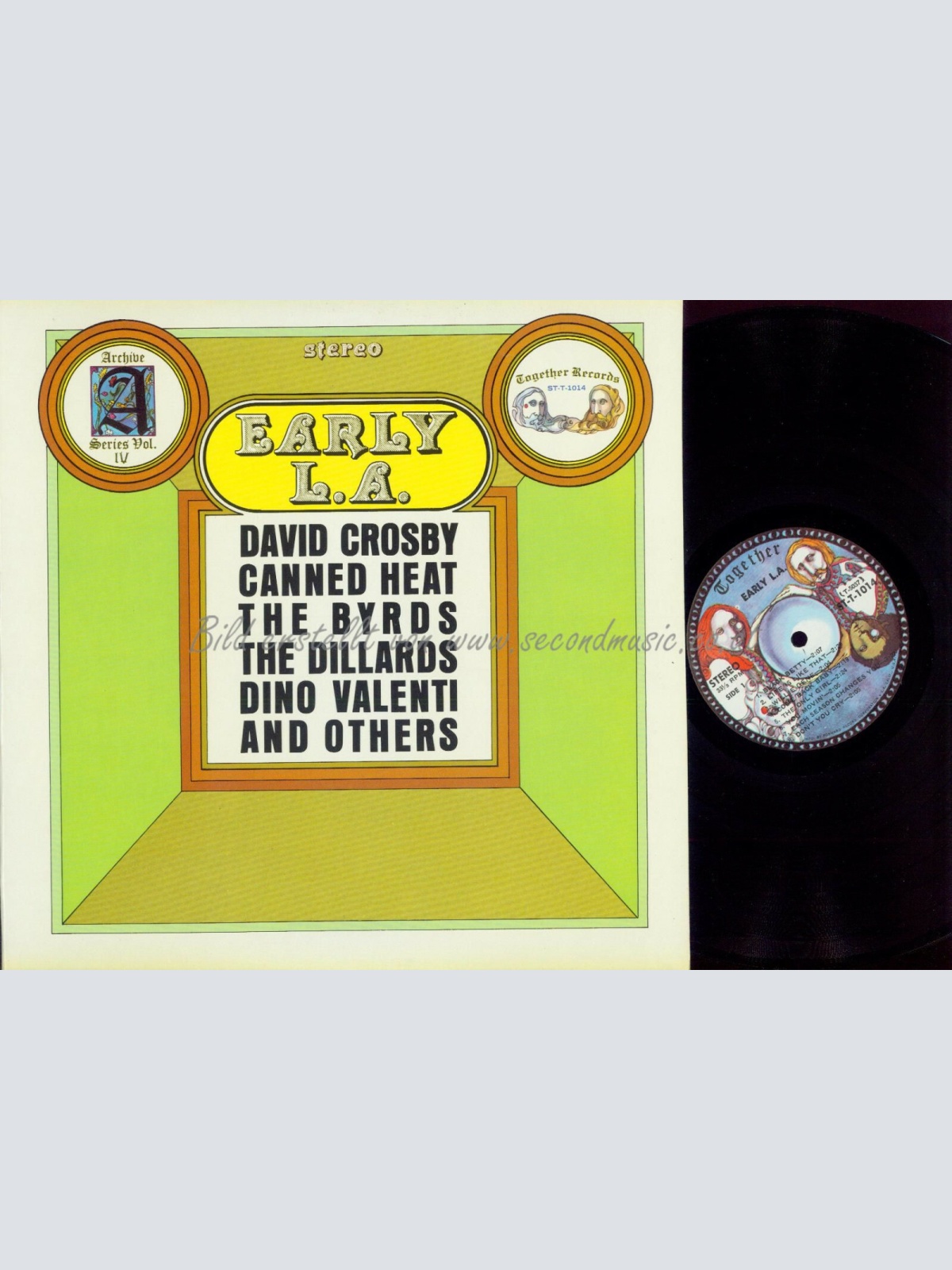 LP --  Various  Early L.A. // US LP  ST T 1014 / CANNED HEAT / BYRDS //