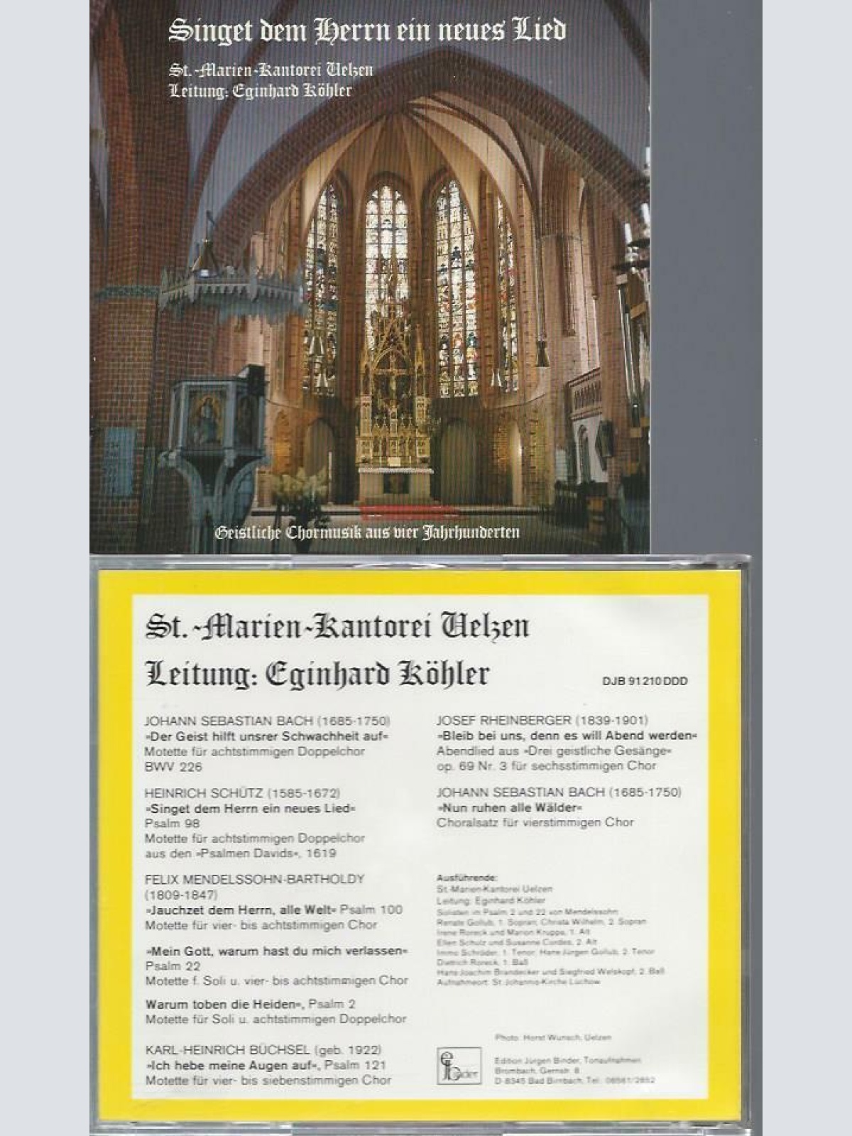 CD- -Singet dem Herrn ein neues Lied // Köhler