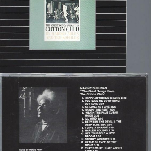 CD- Maxine Sullivan The Cotton Club mfcb 836