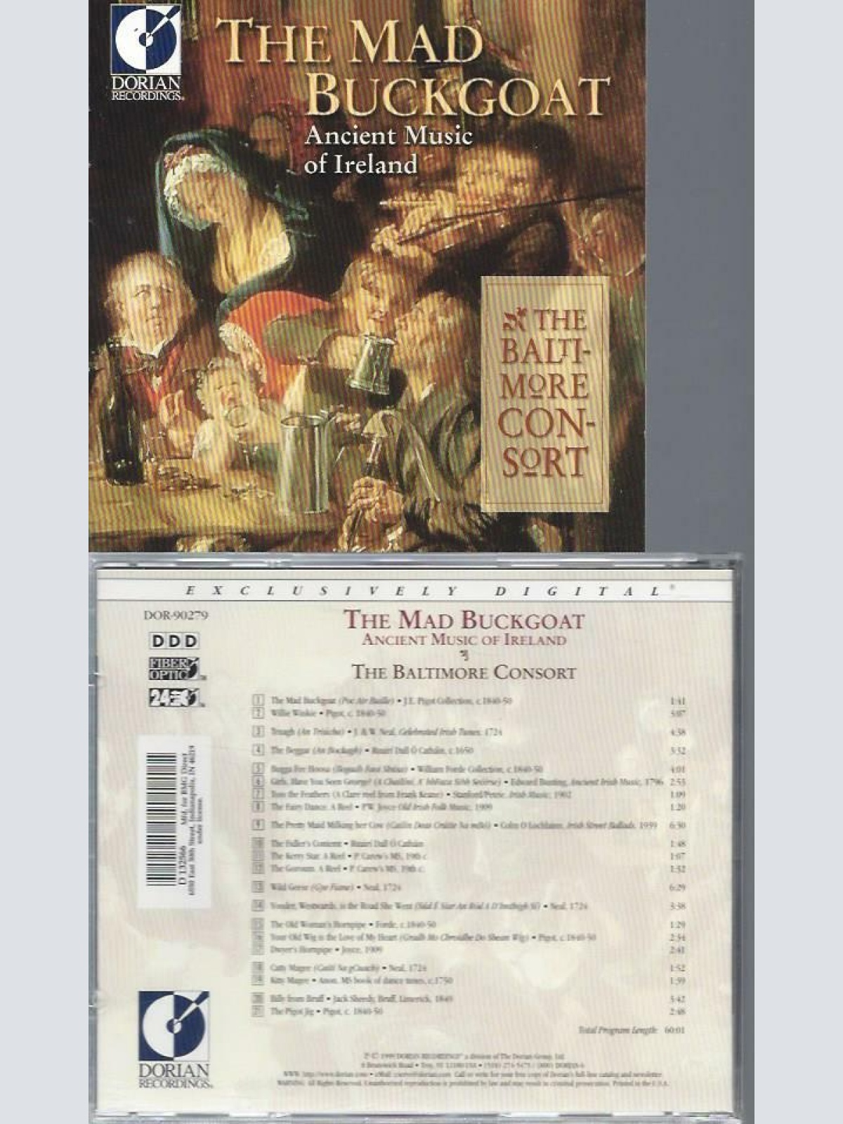 CD- The Mad Buckgoat Ancient Music of Ireland