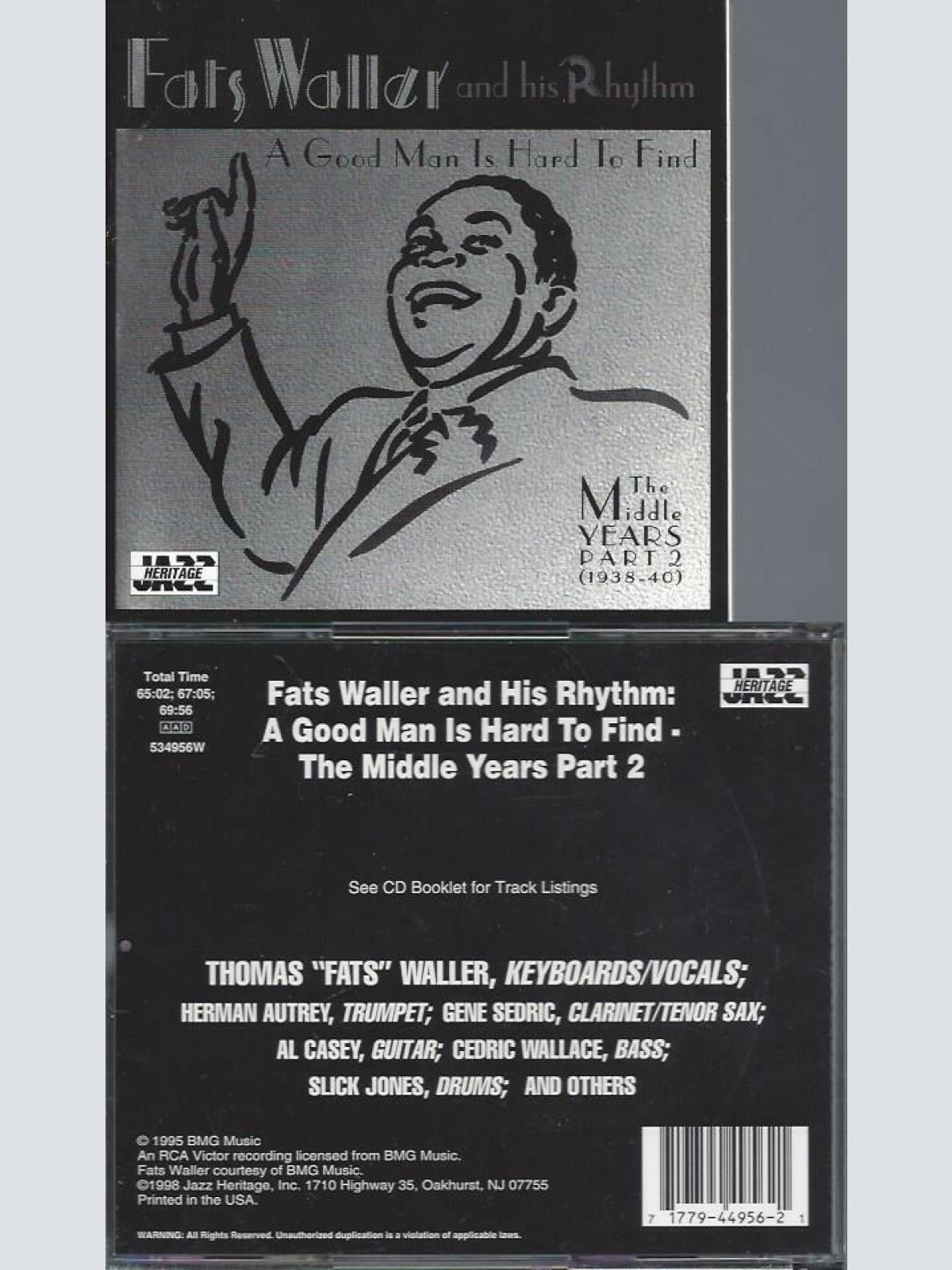 CD- Fats Waller A Good Man is hard to Find 3 CD
