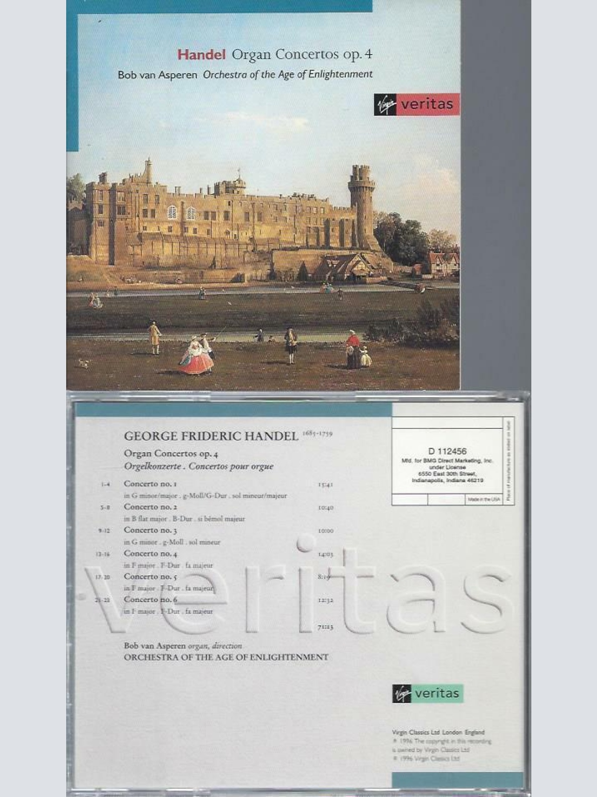 CD- Handel Organ Concertos op4