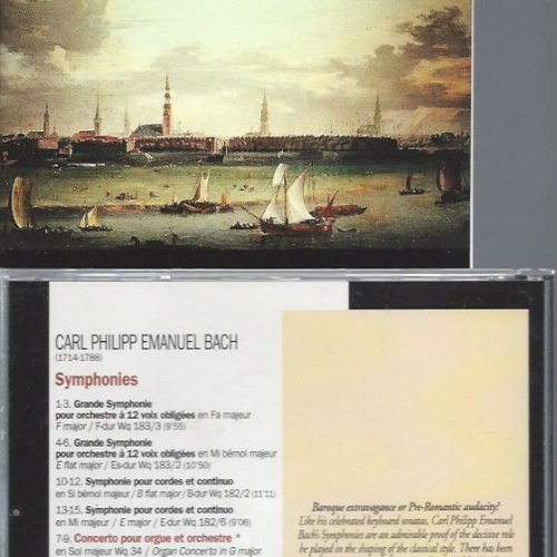 CD- C P E Bach Symphonies Akademie für alte Musik Berlin
