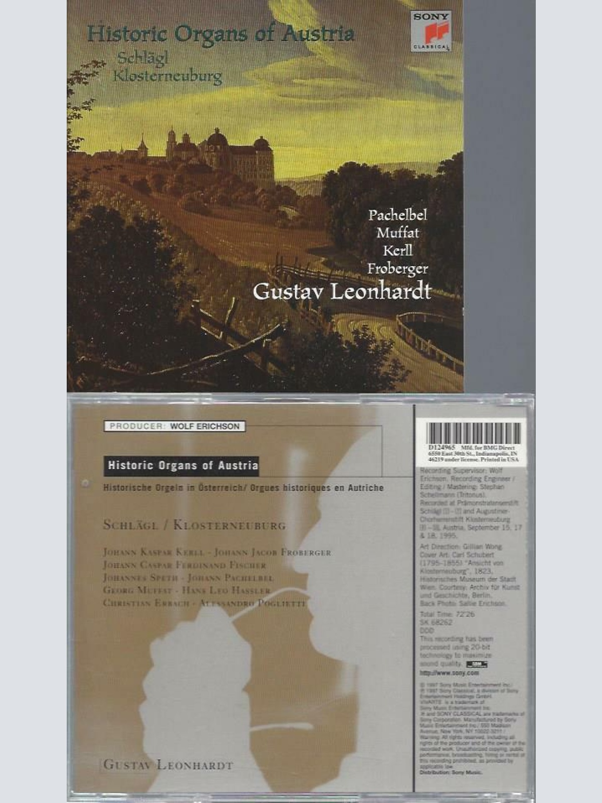 CD- Gustav Leonhardt Historic Organs of Austria