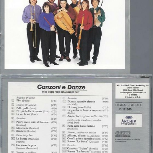 CD-  Piffaro Canzoni e Danze
