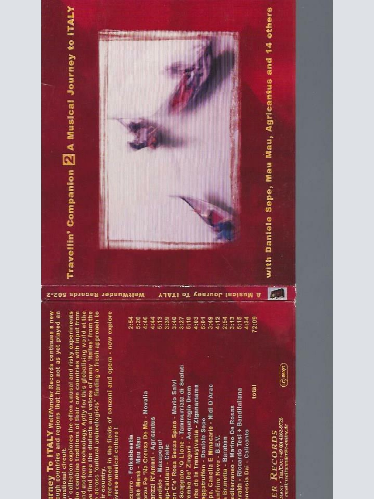 CD-  Travellin Companion A Musical Journey to Italy   2