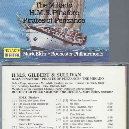CD-  H M S Gilbert & Sullivan The Mikado