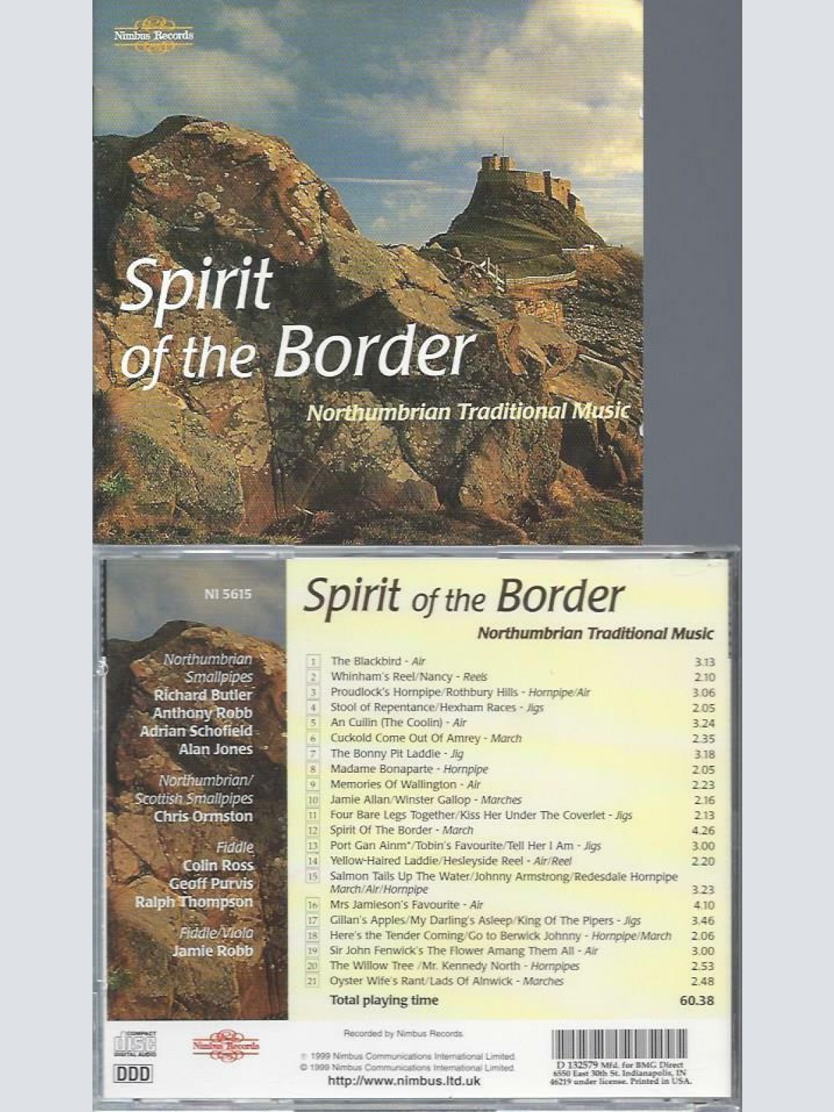 CD-    Various – Spirit Of The Border; Northumbrian Traditional Music