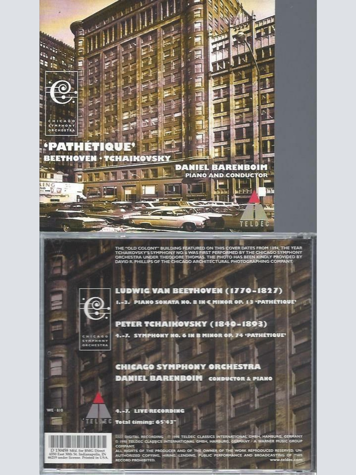 CD- Pathetique Daniel Barenboim