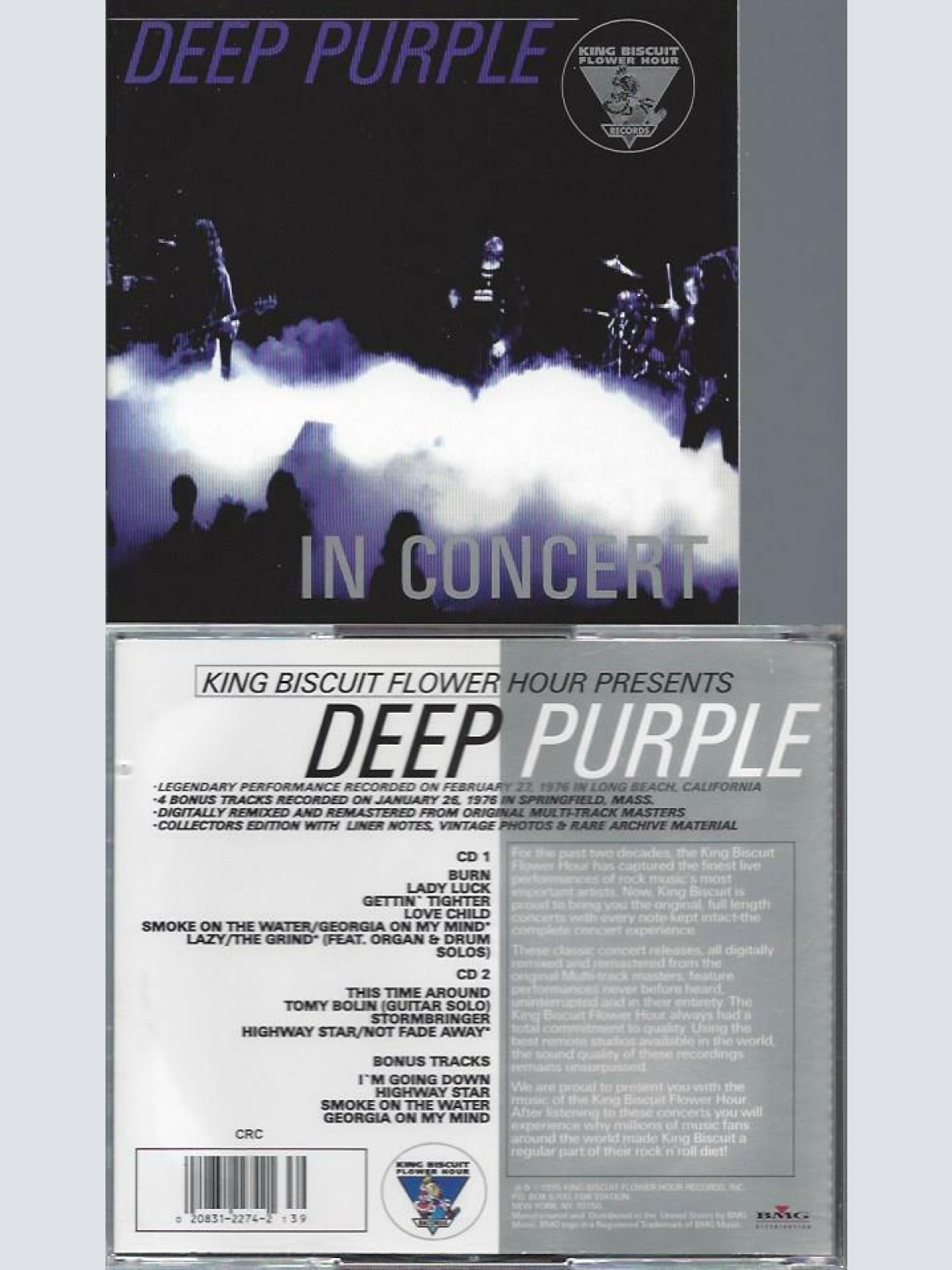 CD--  Uriah Heep  Live On The King Biscuit Flower Hour