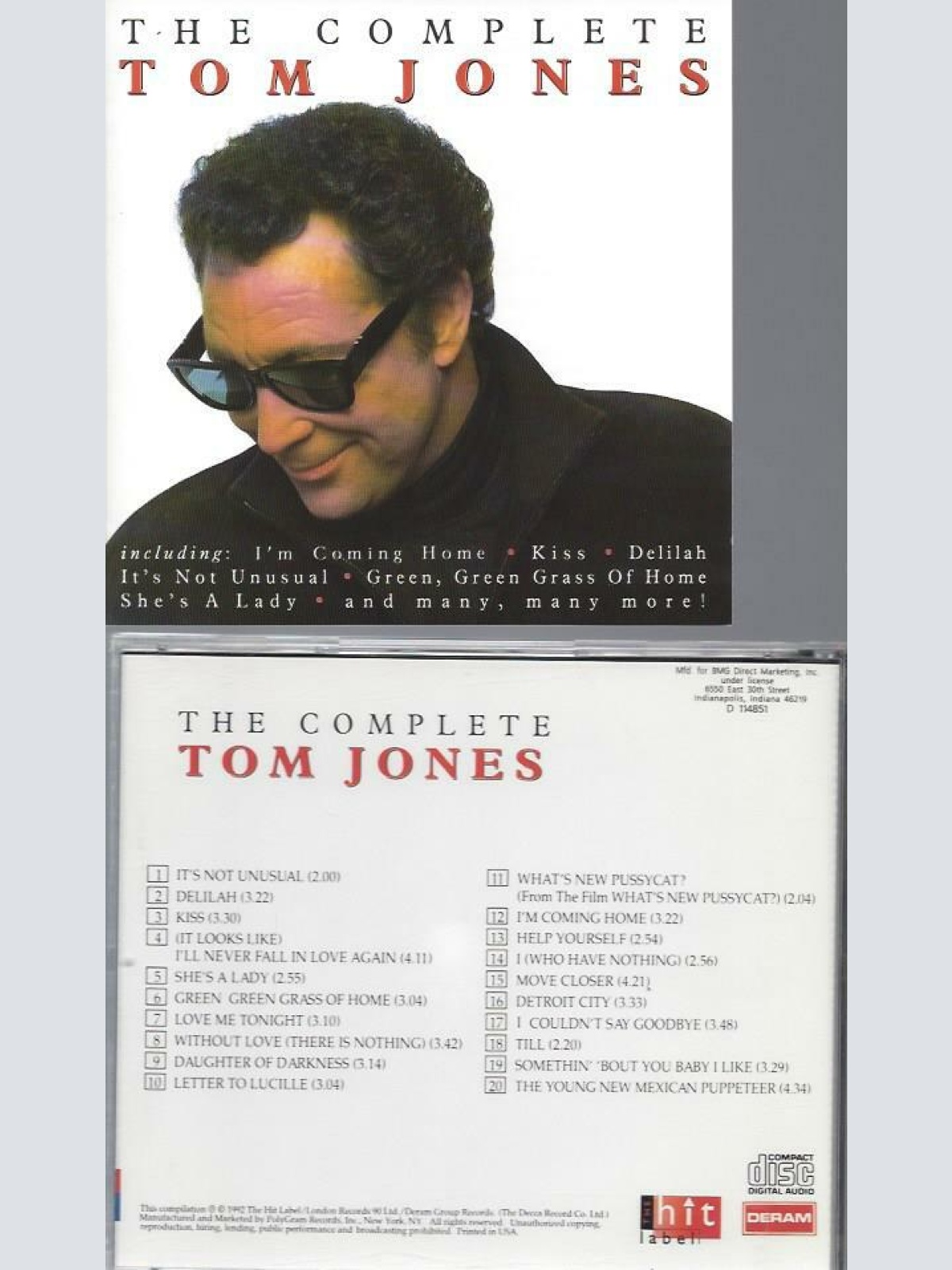 CD  -- Tom Jones  The Complete Tom Jones    / USA