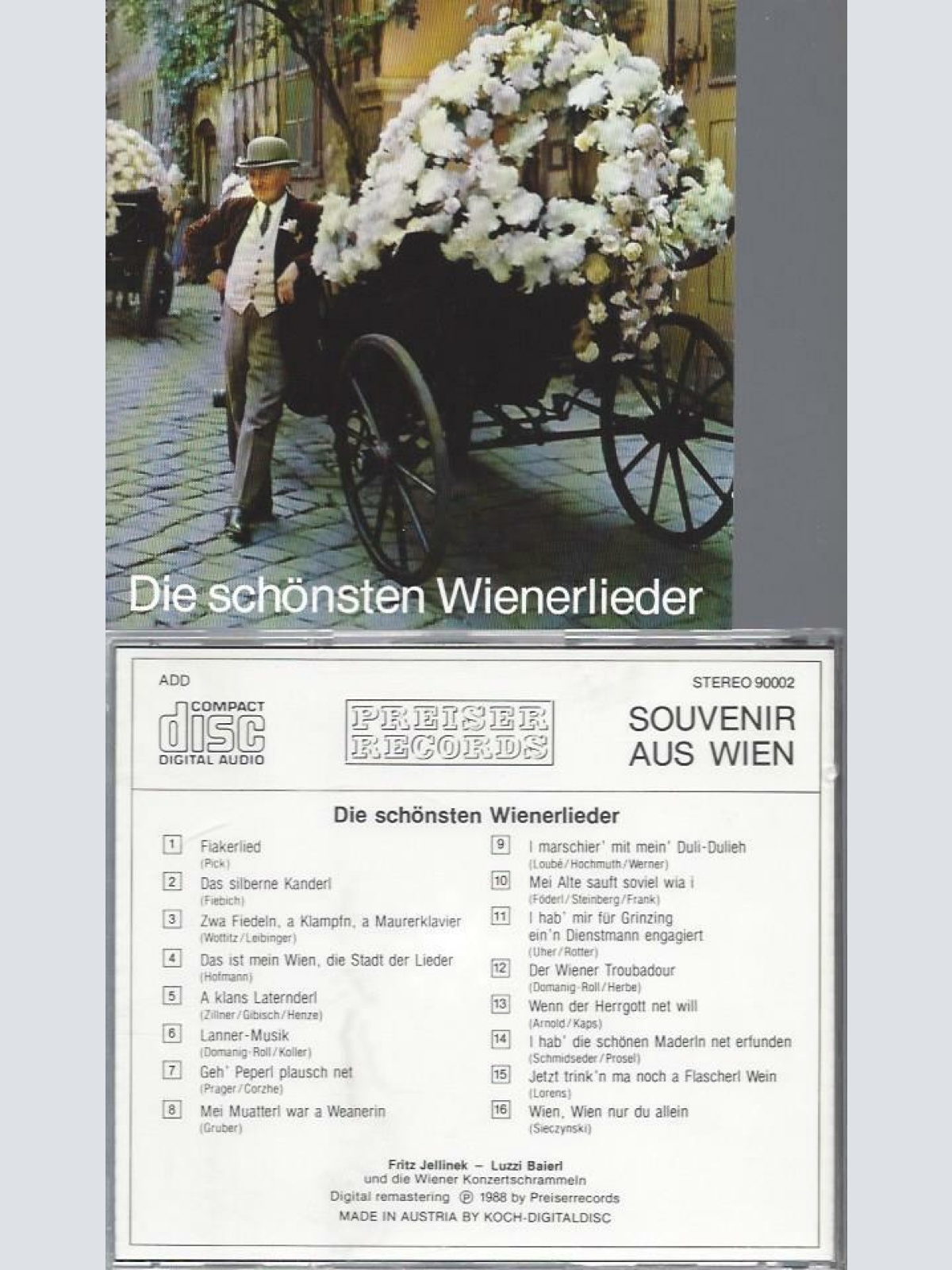 CD - Die schönsten Wienerlieder // Hofmann / Pick / Fiebich