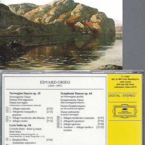 CD -Grieg  Gothenburg Symphony Orchestra Symphonische Tänze
