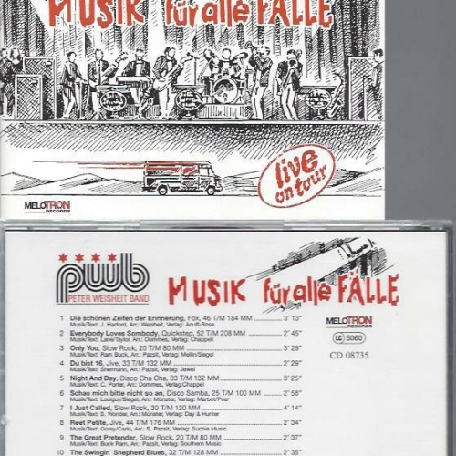 CD --  peter weisheit band musik für alle fälle