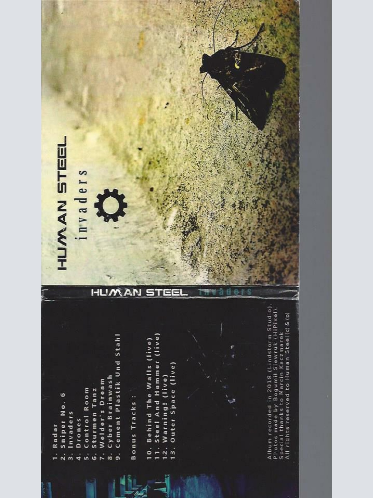 CD -- Human Steel – Invaders