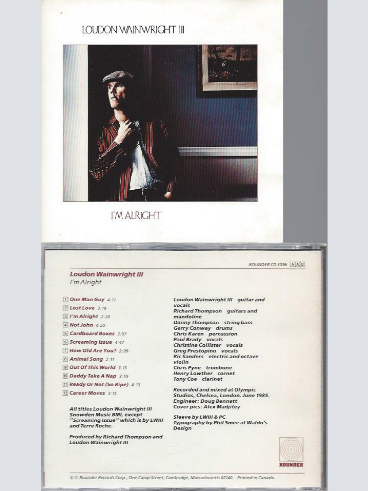 CD -Loudon Wainwright III     I'm Alright