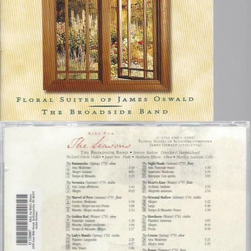 CD -Airs For The Leasons  Oswald -- The Broadside Band