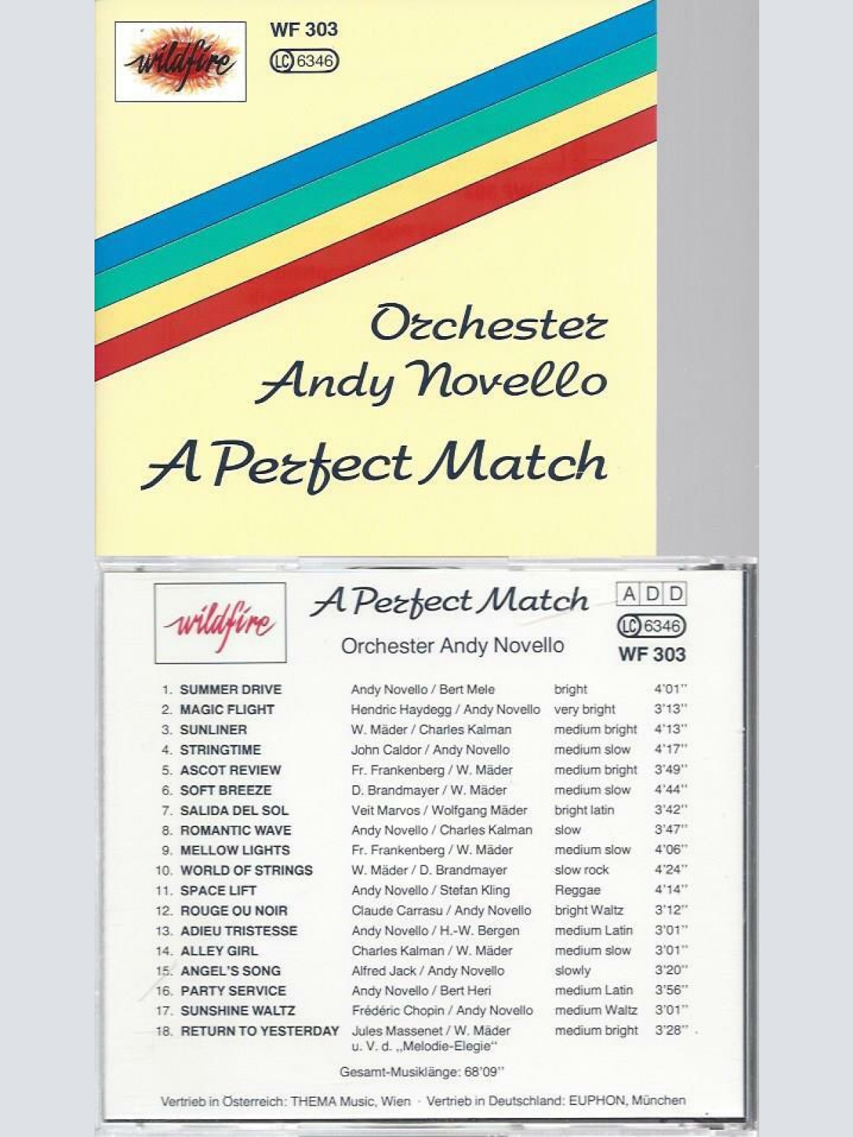 CD -Orchester Andy Novello A Perfect Match