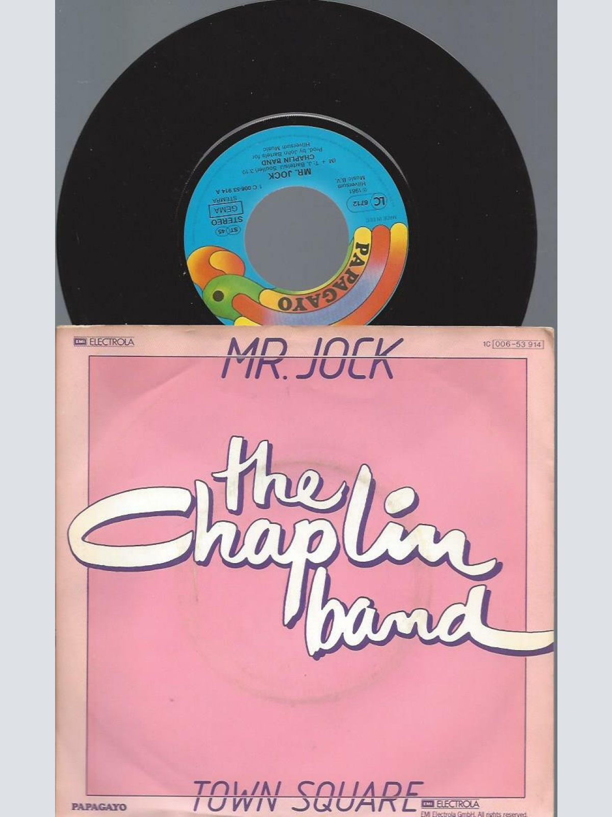7"      The Chaplin Band  Mr. Jock