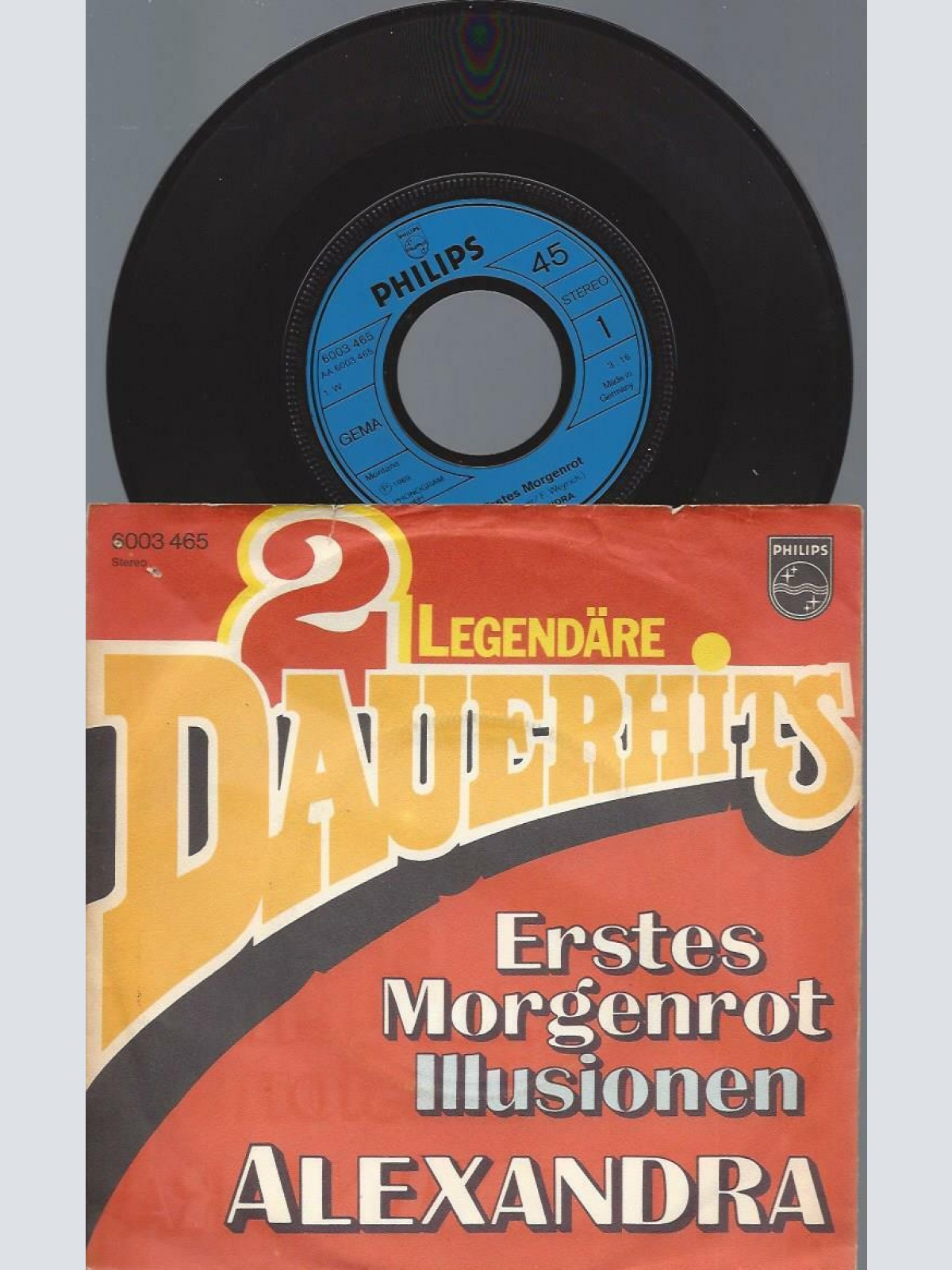 7"   Alexandra   Erstes Morgenrot / Illusionen