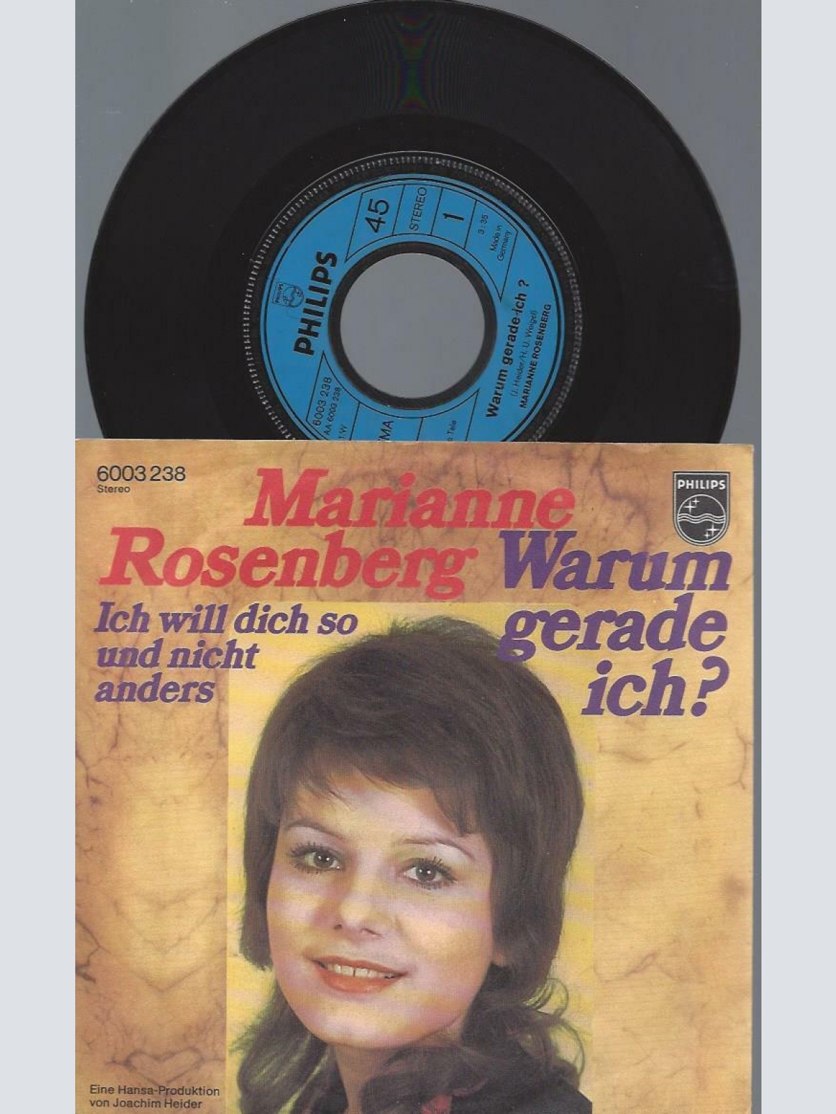 7"     Marianne Rosenberg  Warum Gerade Ich