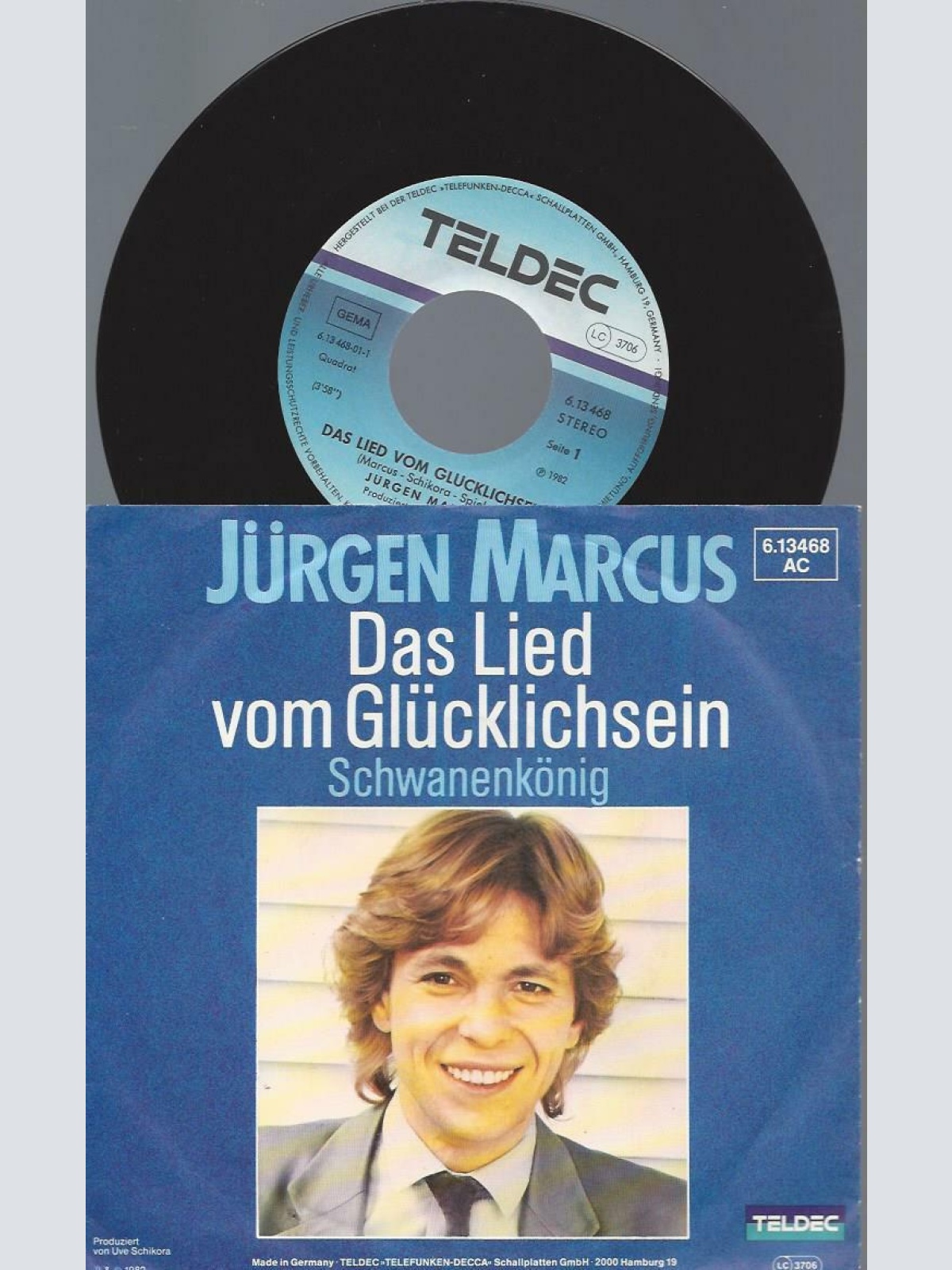 7"    Jürgen Marcus  Das Lied Vom Glücklichsein