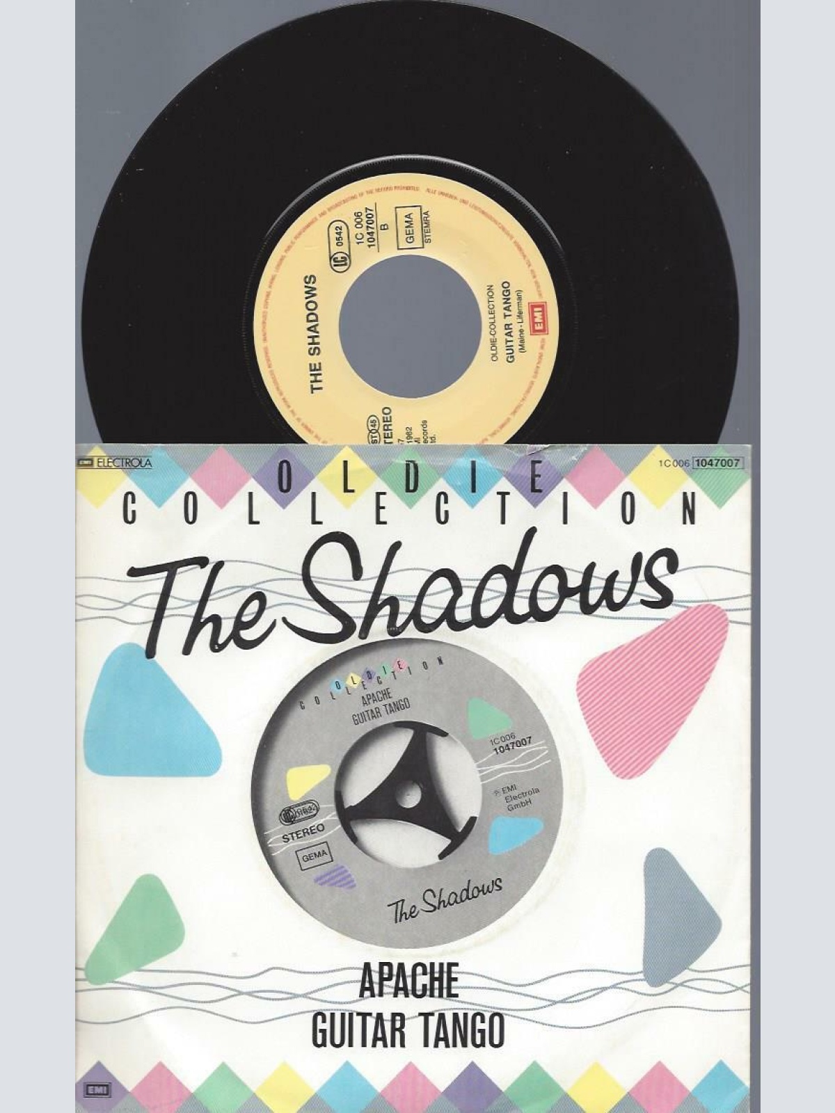 7"     The Shadows  Apache / Guitar Tango