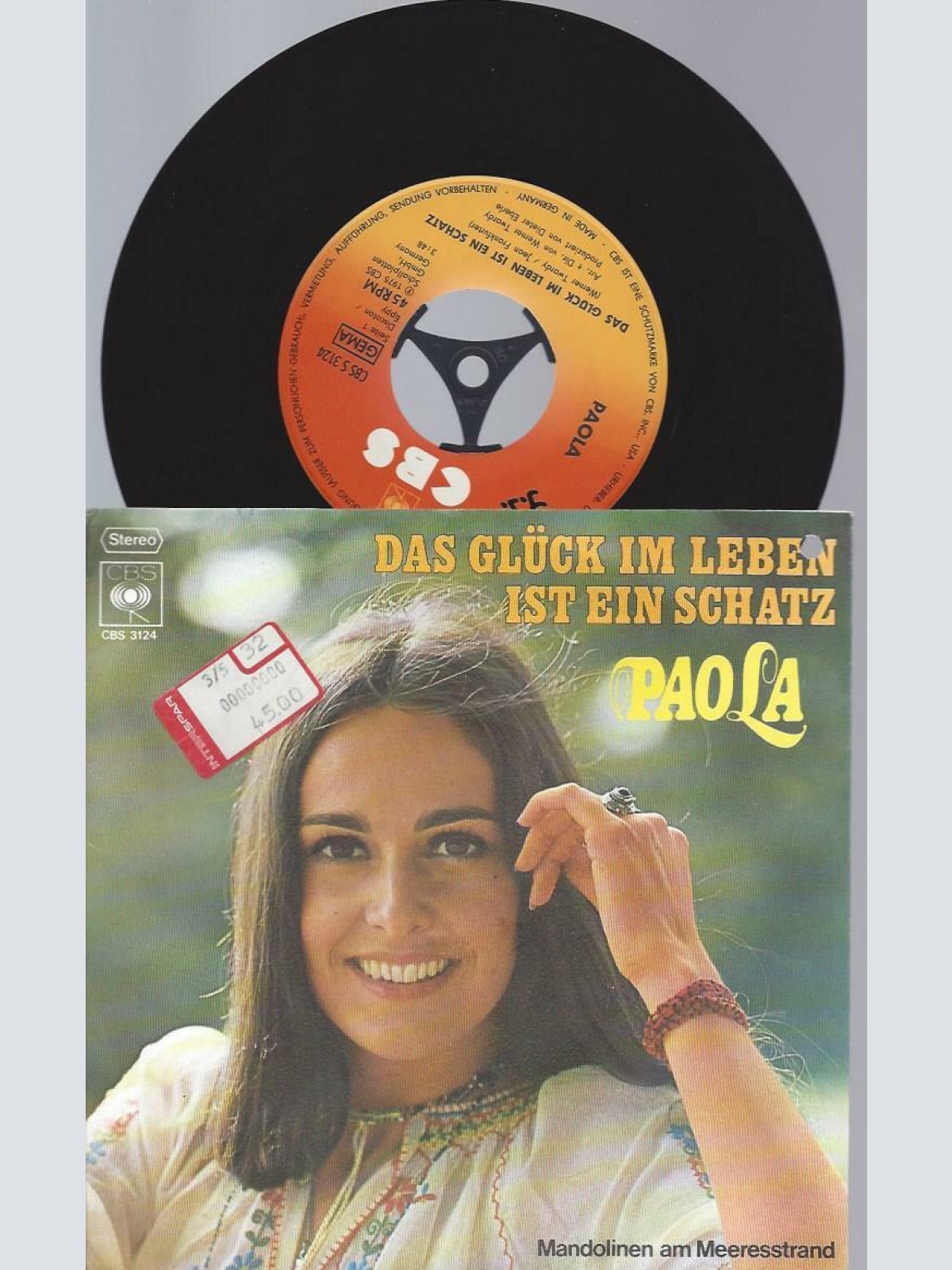7"   Paola   Das Glück Im Leben Ist Ein Schatz