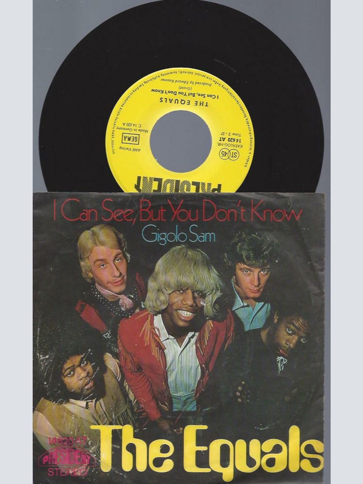 7"     The Equals  I Can See, But You Don't Know