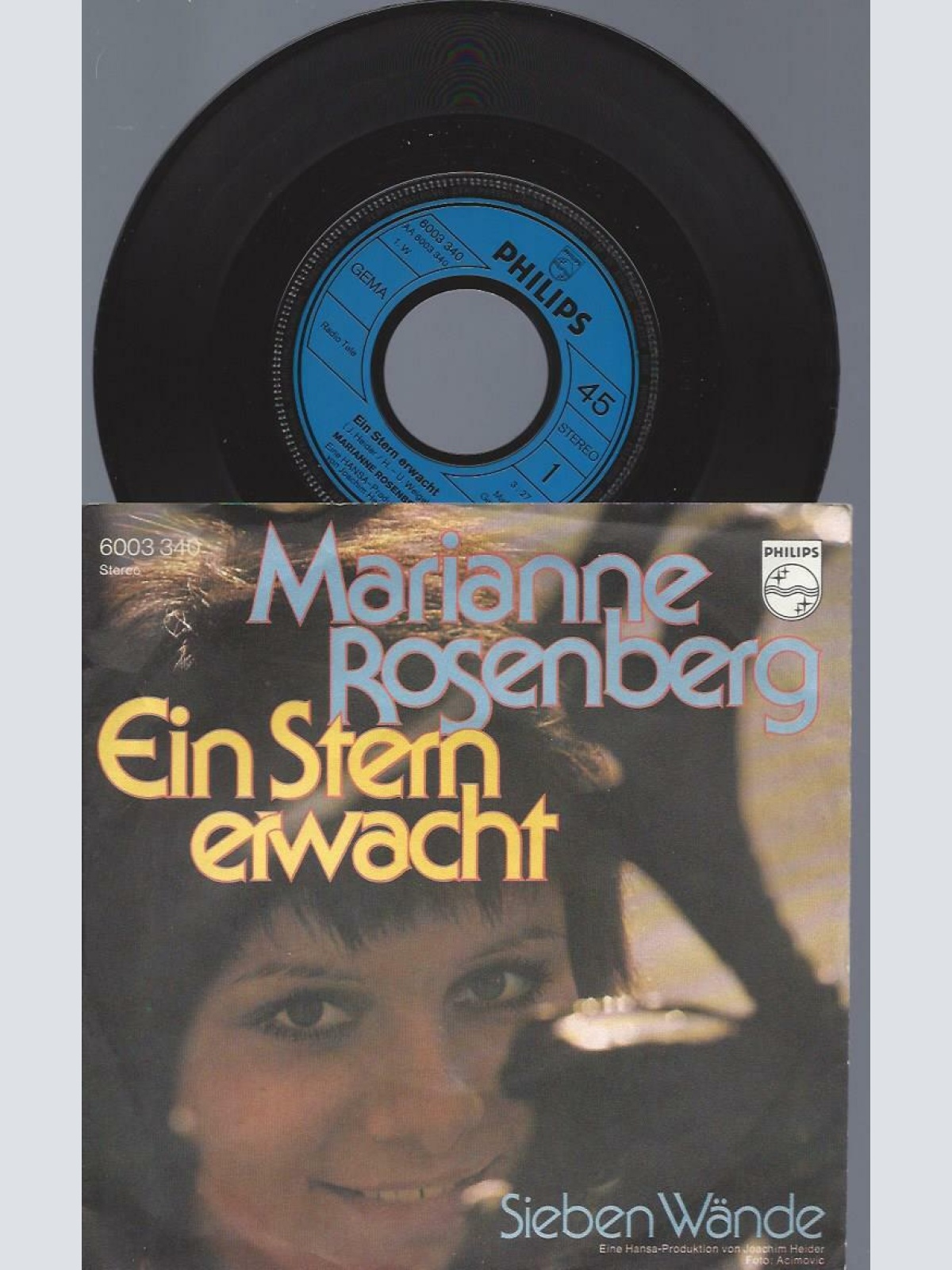 7"    Marianne Rosenberg  Ein Stern Erwacht