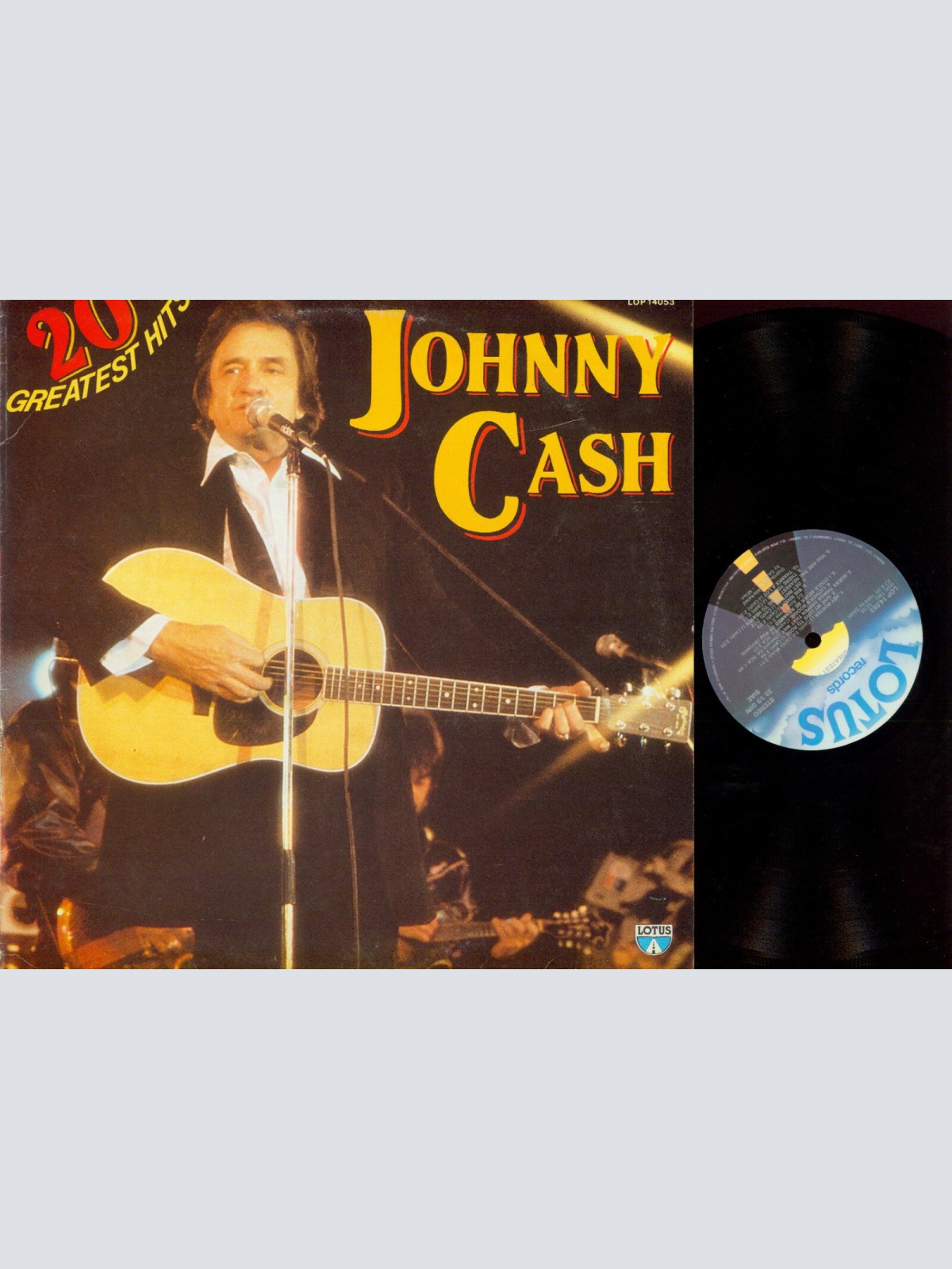 LP--   Johnny Cash – 20 Greatest Hits