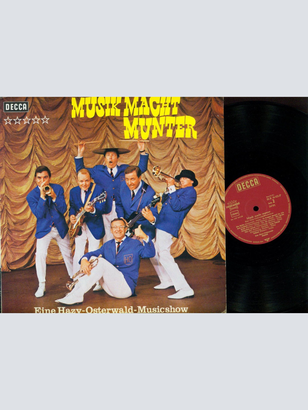 LP--  Das Hazy-Osterwald-Sextett  Musik Macht Munter / SLK 16421-P