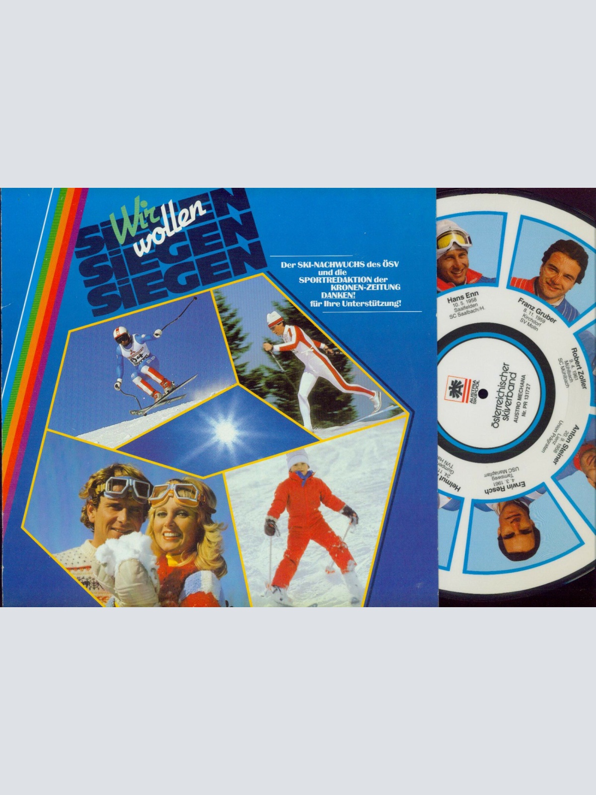 LP-- Wir Wollen Siegen Siegen Siegen  // STS / Fendrich / Bill / Minisex